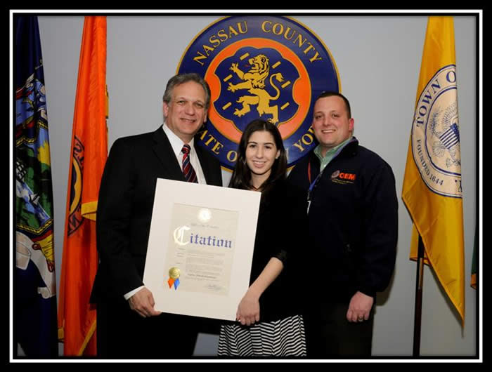 Mangano Honors Roslyn H.S. Senior For Serving As Member Of FEMA Youth Preparedness Council.jpg